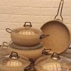سرویس قابلمه 9 پارچه خمره ای کرم o.m.s ترکیه
